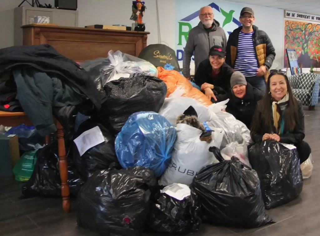 Plus d'une tonne de vêtements remis au Relais d'Espérance !